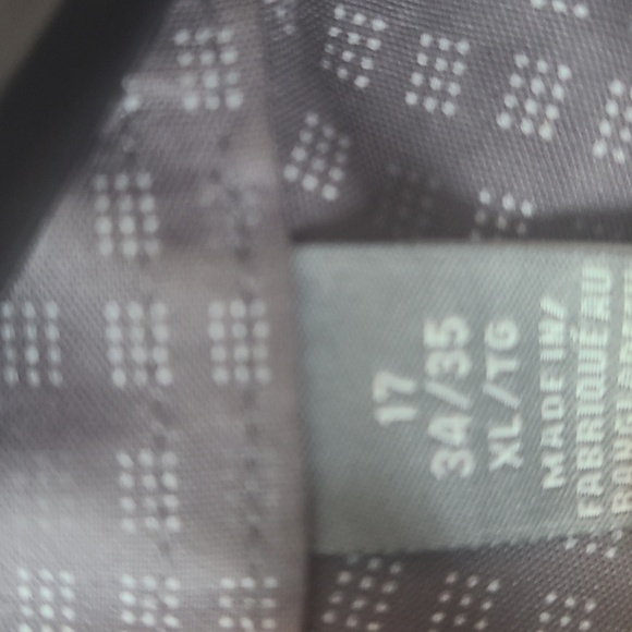 Michael Kors Slim Fit Stretch Shirt Grey XL 34/35 - Picture 4 of 4